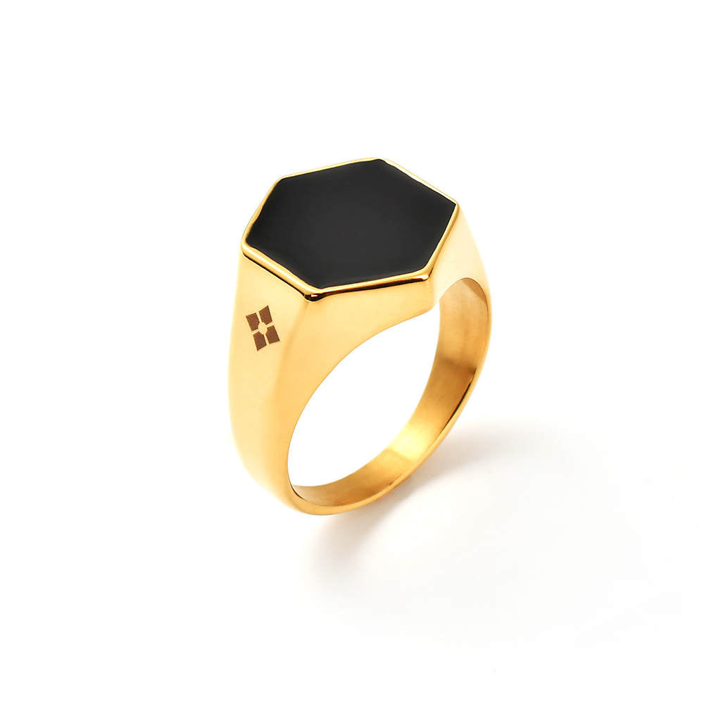 Hexagon Onyx Gold